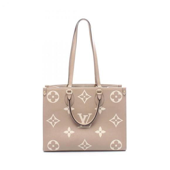 Louis Vuitton On the Go MM Two-Tone Tote Bag in Monogram Empreinte Leather, B... - Picture 1 of 6